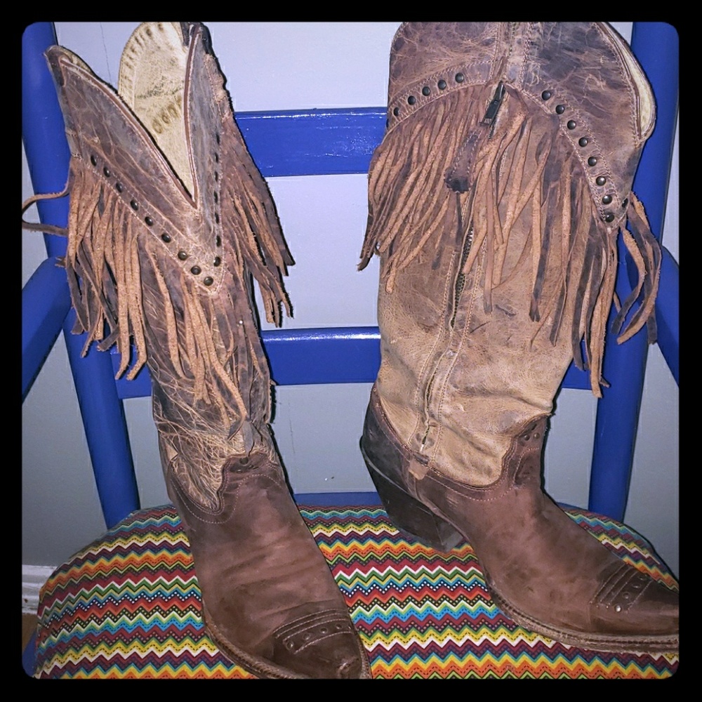 💥Final Price💥FRINGE TONY LAMA BOOTS